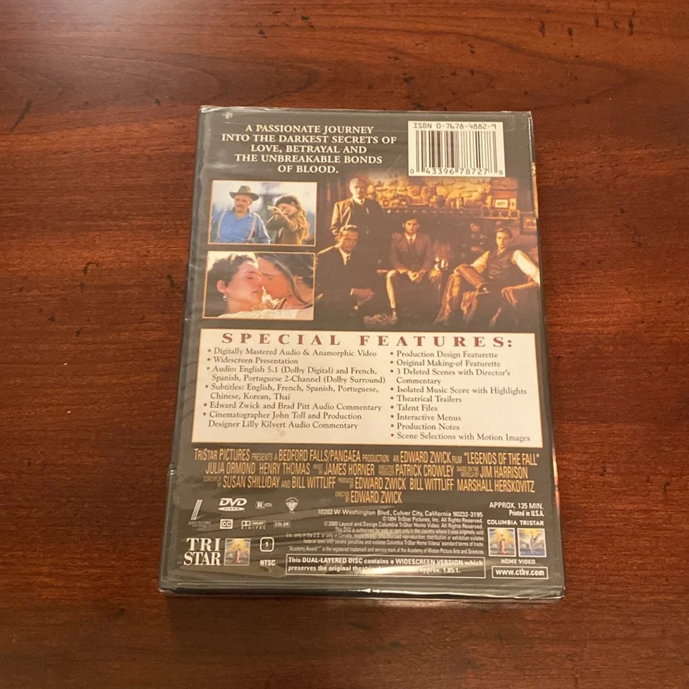 Legends of the Fall Special Edition DVD - Picture 2 of 4